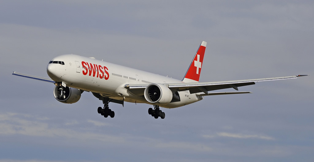 Swiss Air Boeing 777-300, Registration HB-JND, msn 44585